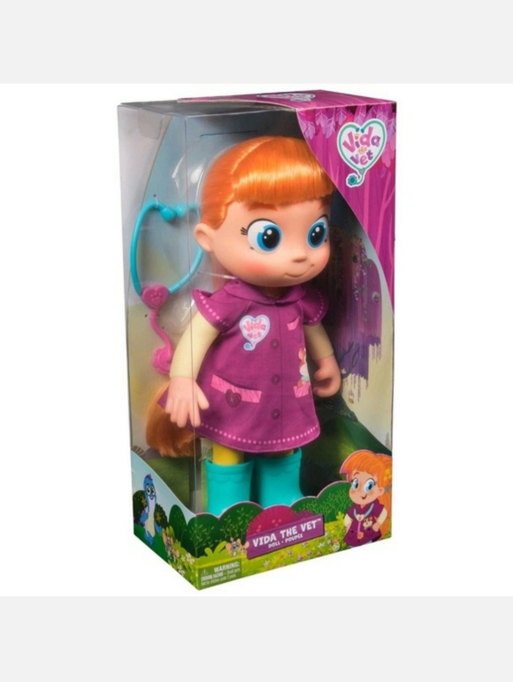 Vida The Vet  13" Toddler Doll with Stethoscope Smock & Boots - NEW
